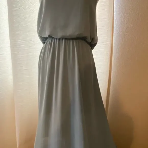 Show Me Your MUMU Heather Halter Dress, Soft Gray - Picture 3 of 8